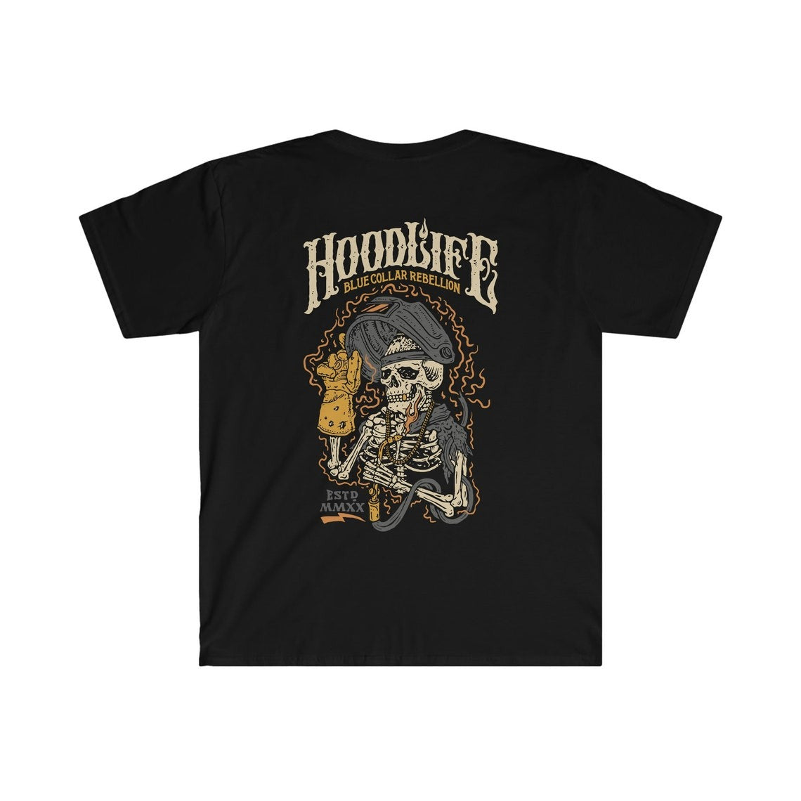 Hoodlife Skeleton Welder T-shirt