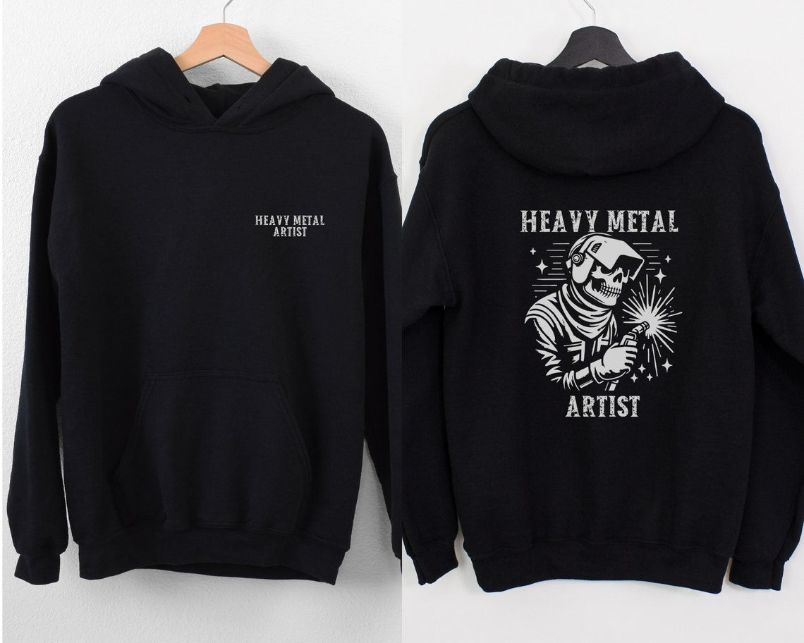 Heavy Metal Artist Welder Hoodie