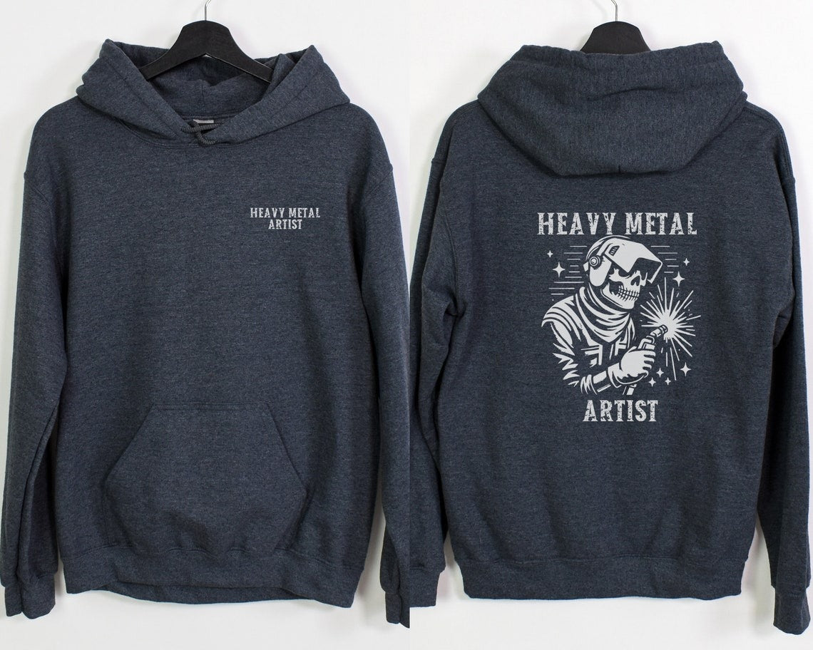 Heavy Metal Artist Welder Hoodie