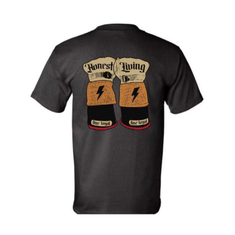 Honest Living Gloves Blue Collar T-shirt
