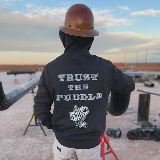 Trust The Puddle Welder Hoodie