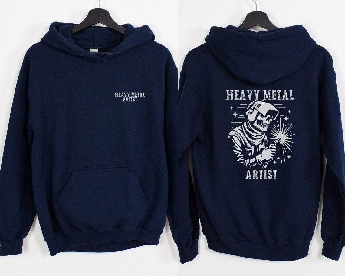 Heavy Metal Artist Welder Hoodie