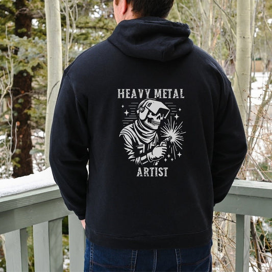 Heavy Metal Artist Welder Hoodie