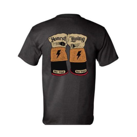 Honest Living Gloves Blue Collar T-shirt