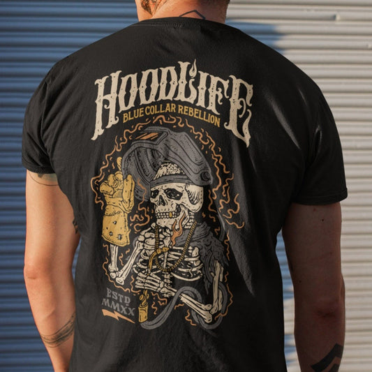Hoodlife Skeleton Welder T-shirt